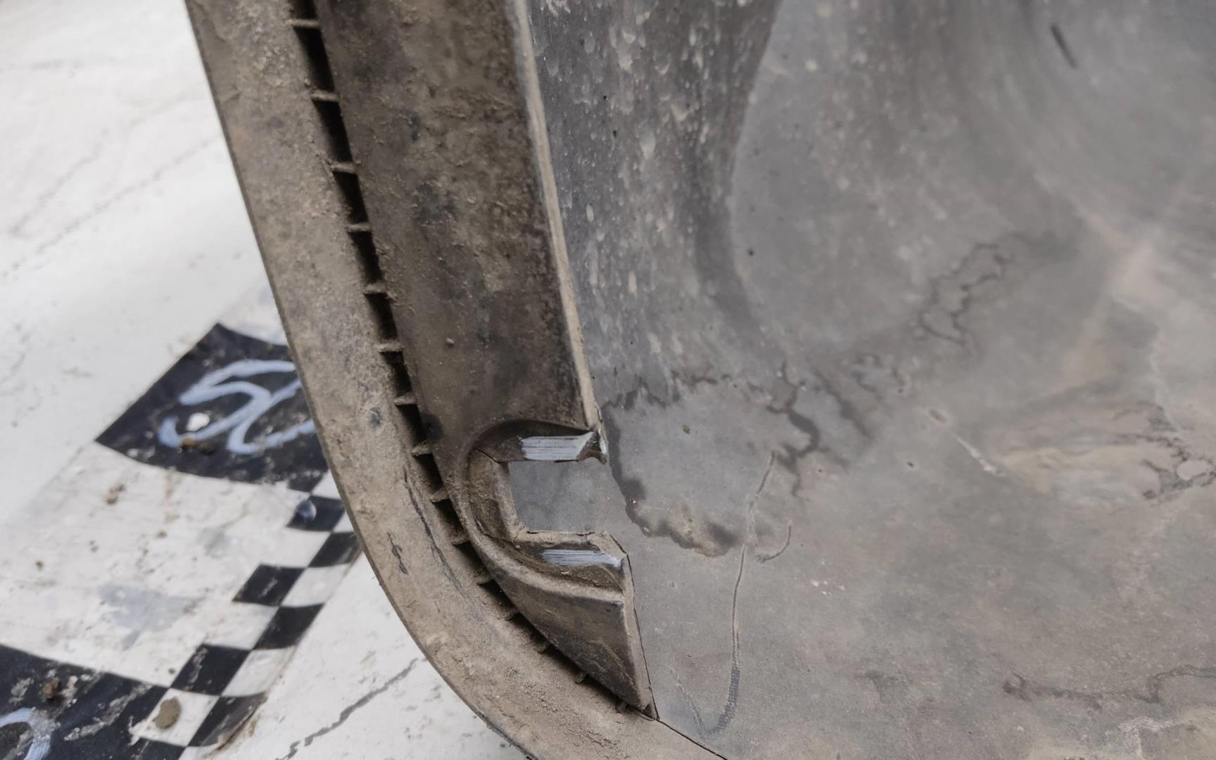 Юбка задняя