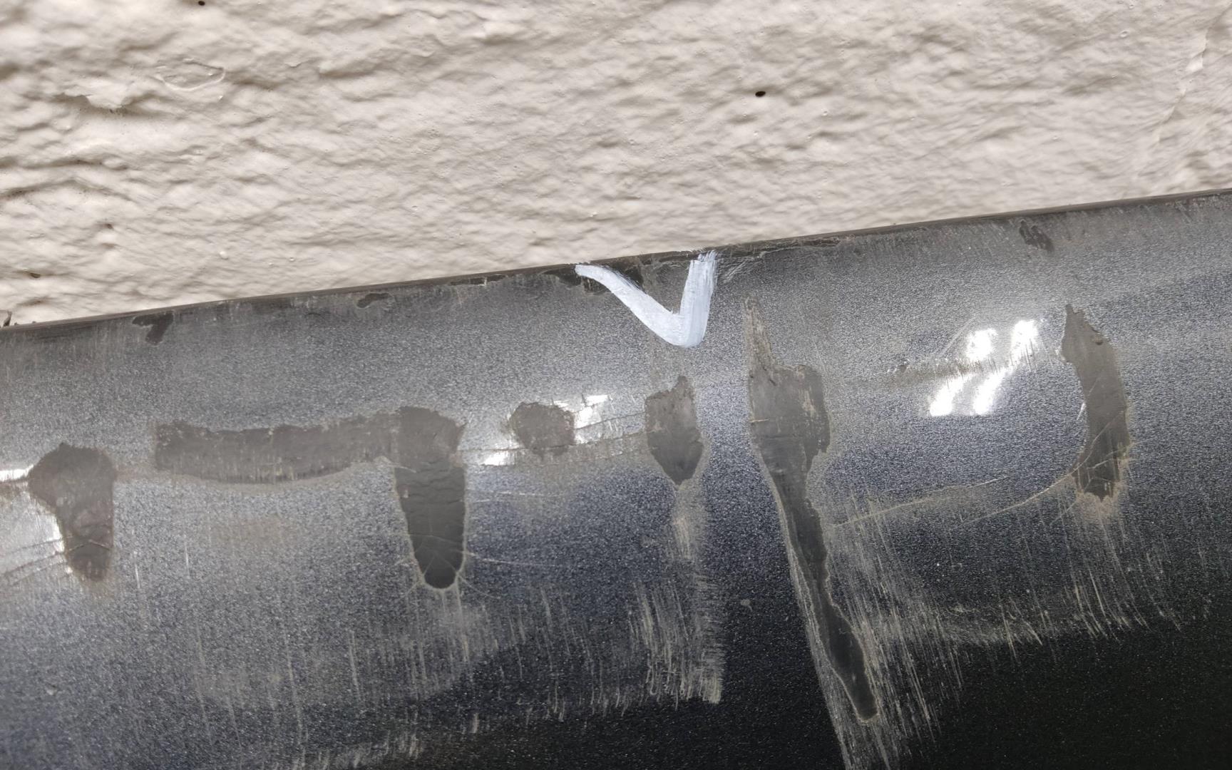 Накладка заднего бампера