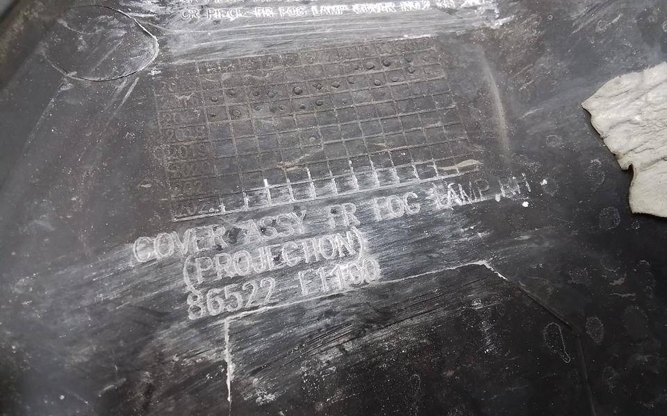 Накладка переднего бампера правая