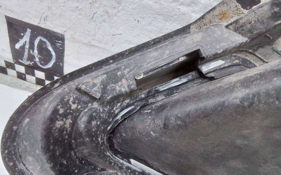 Накладка заднего бампера правая