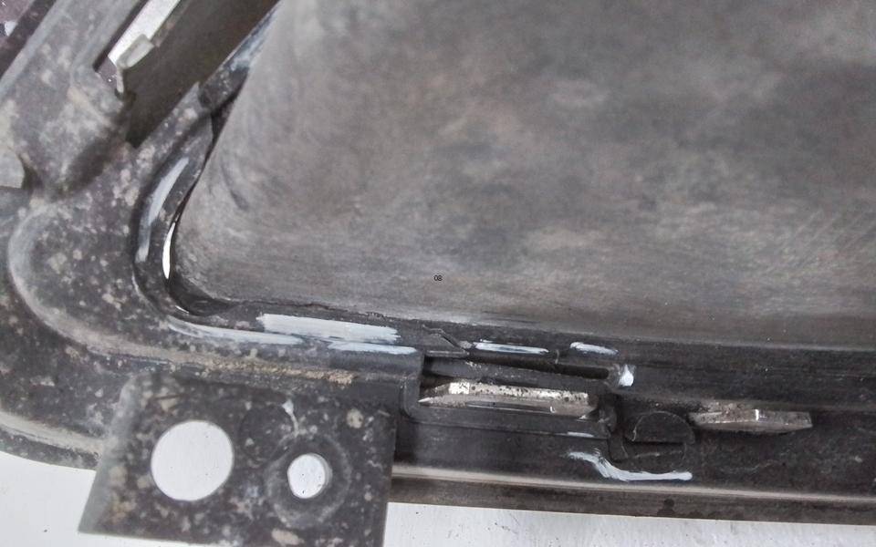 Накладка заднего бампера правая