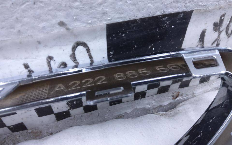 Накладка заднего бампера правая