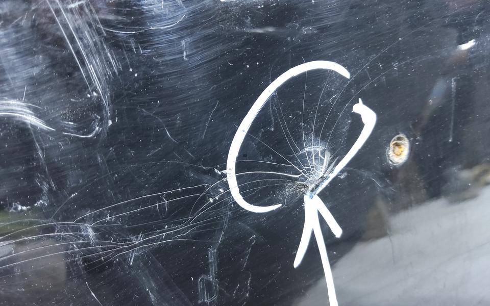 Накладка переднего бампера под номер