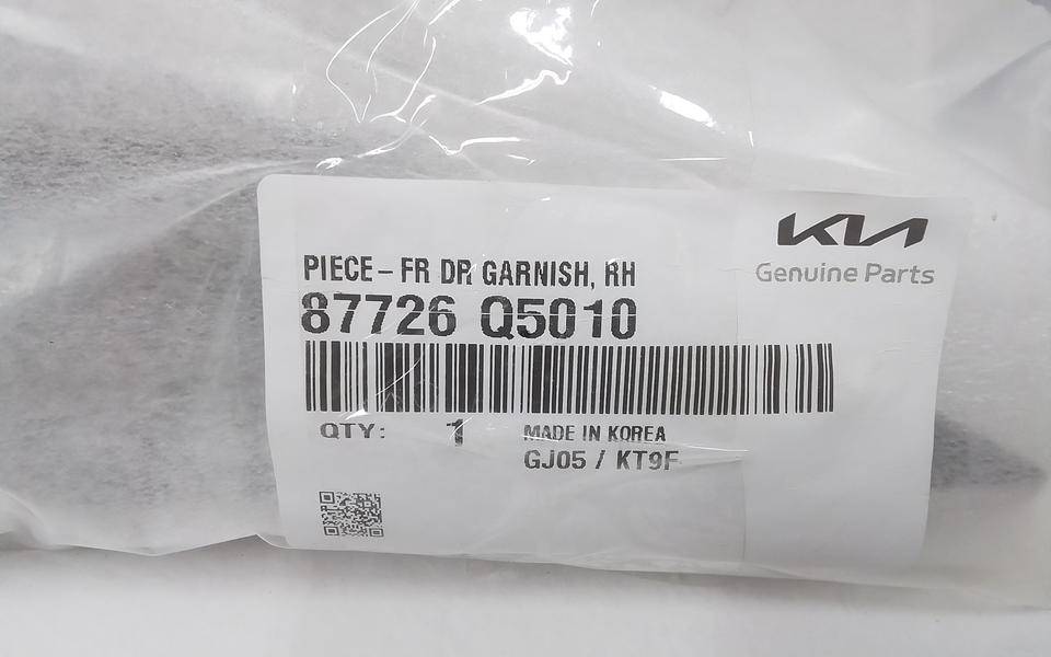 Накладка двери передней правой