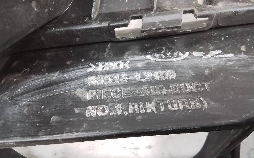 Накладка переднего бампера правая