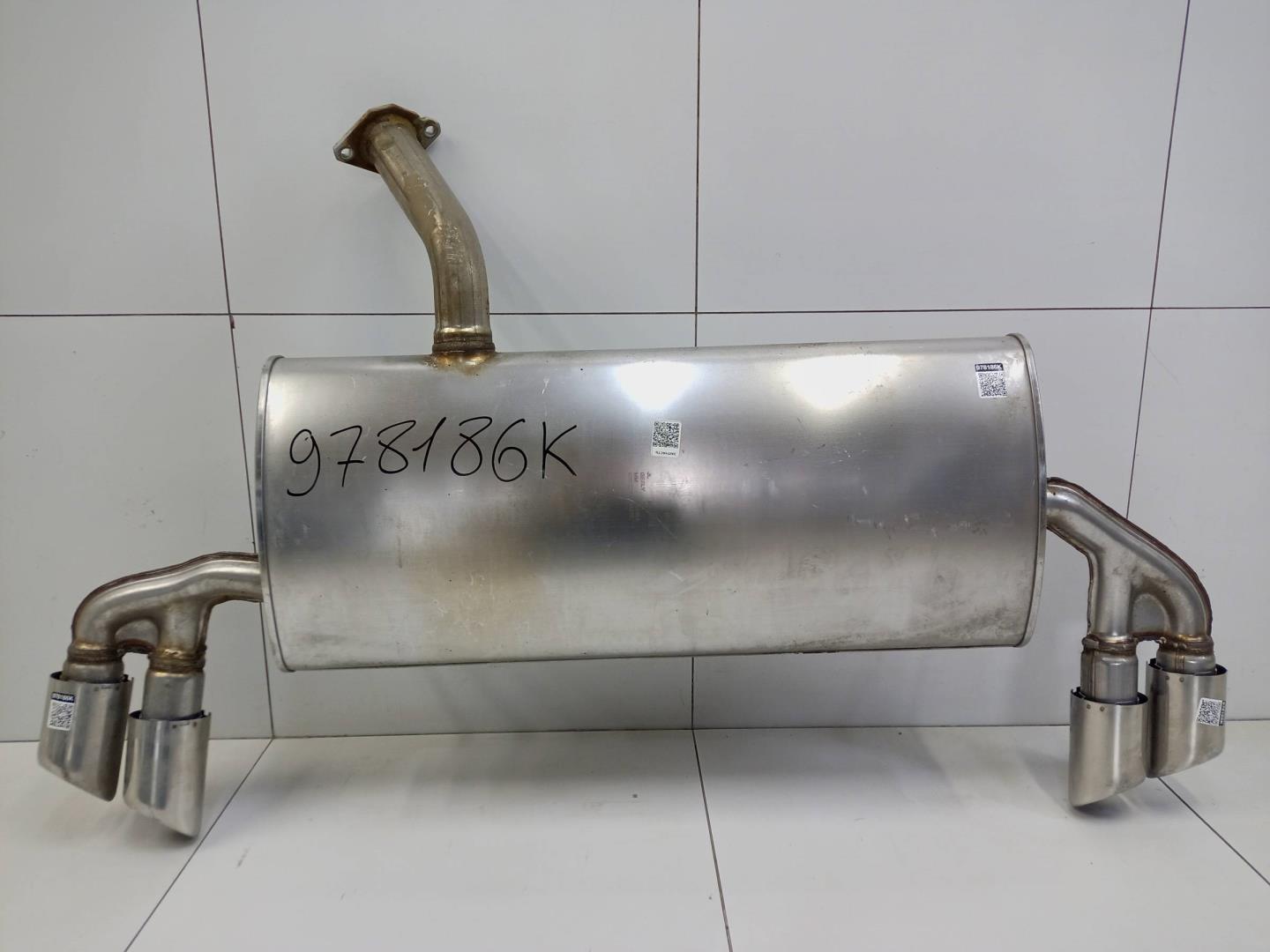 Глушитель задняя часть