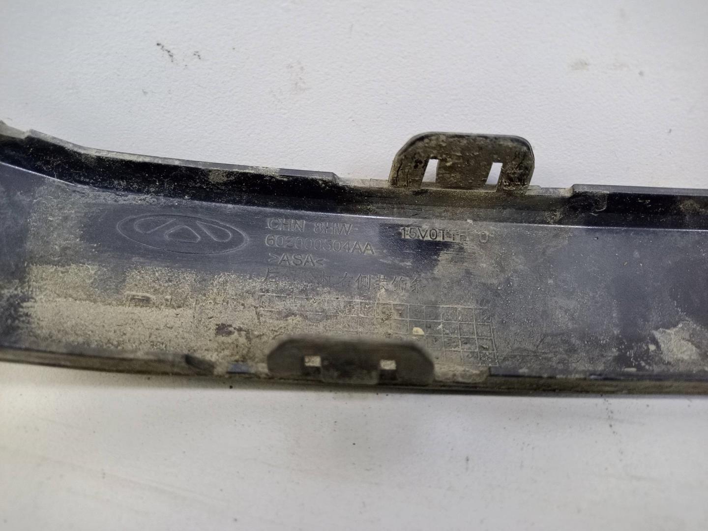 Накладка заднего бампера правая