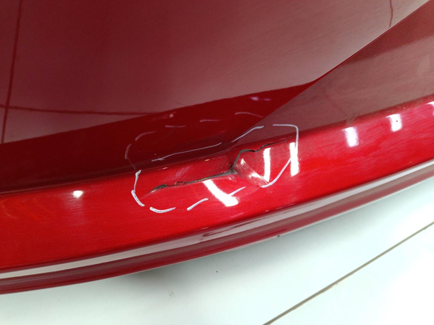 Бампер задний