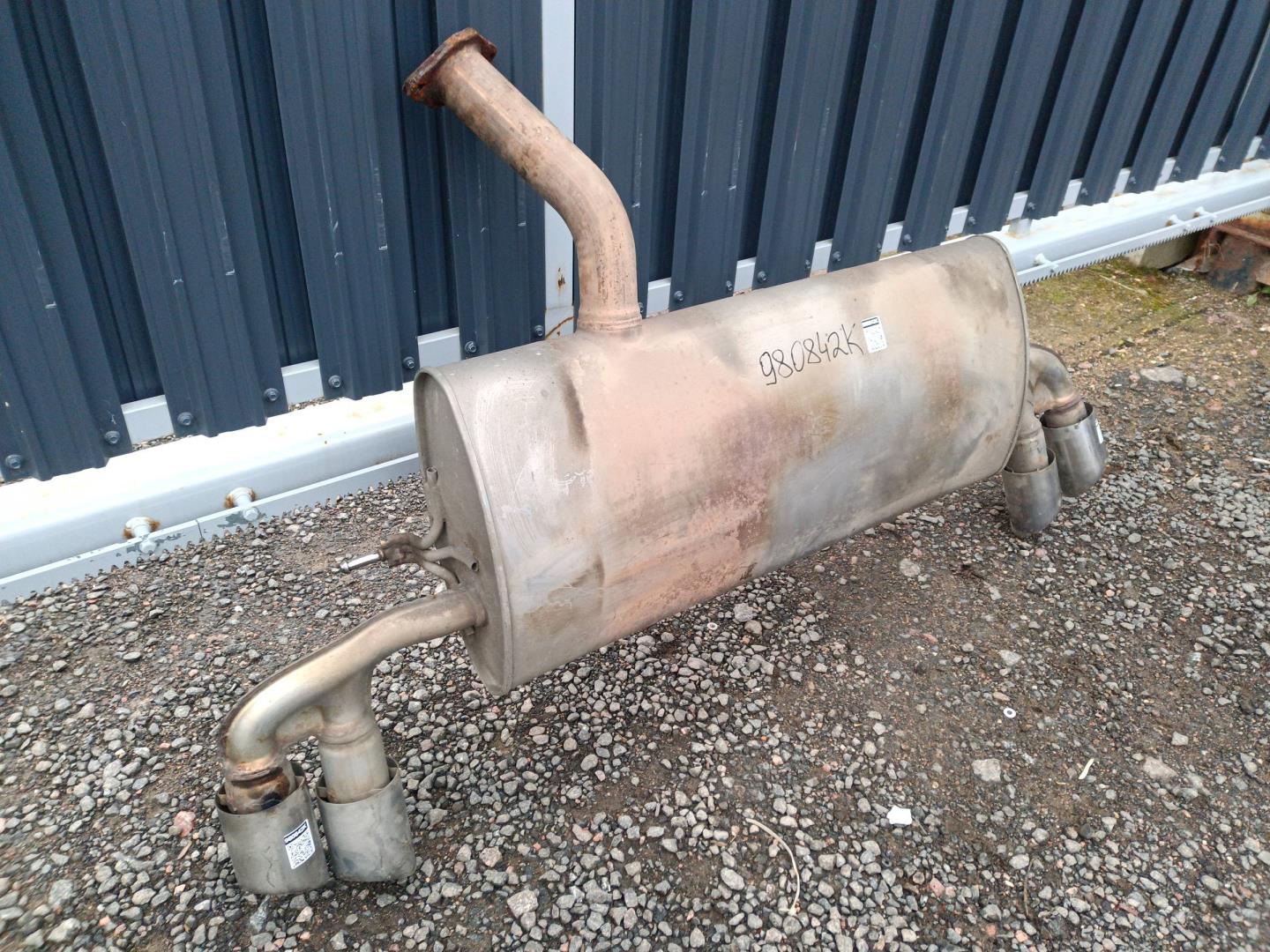 Глушитель задняя часть