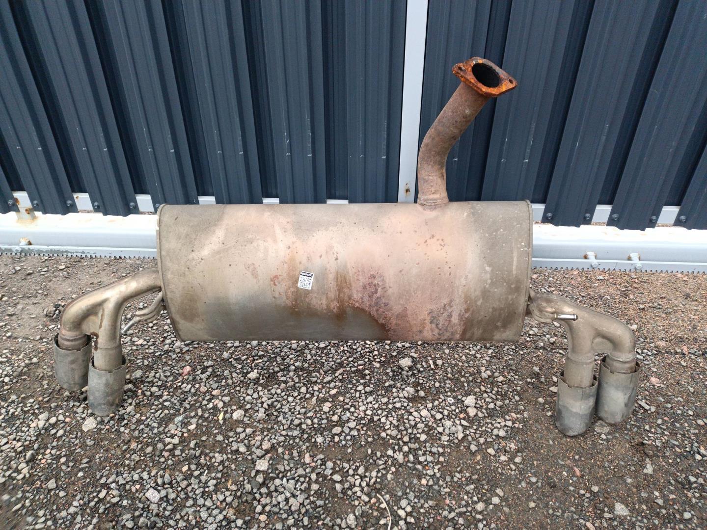 Глушитель задняя часть