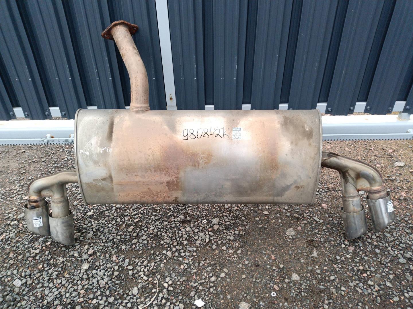 Глушитель задняя часть