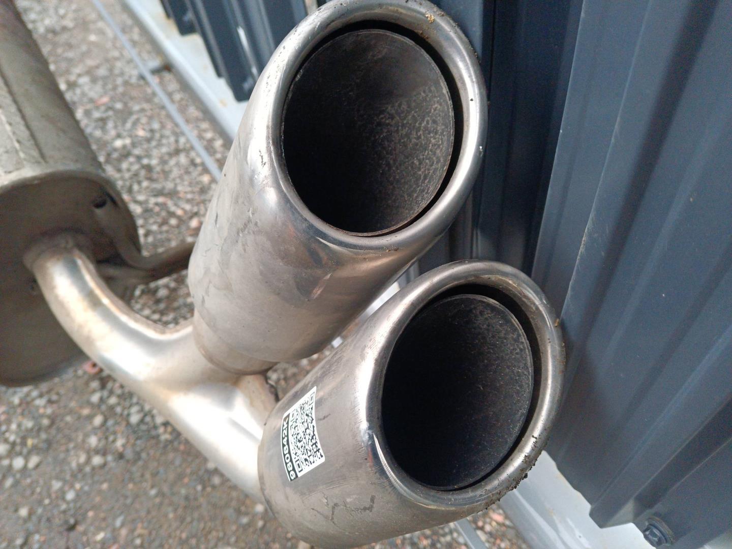 Глушитель задняя часть