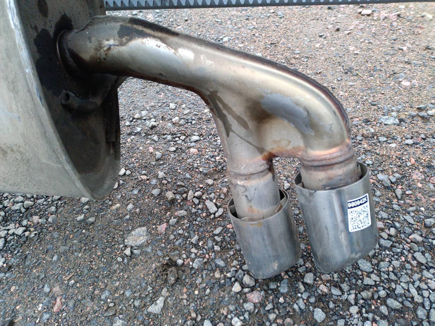 Глушитель задняя часть