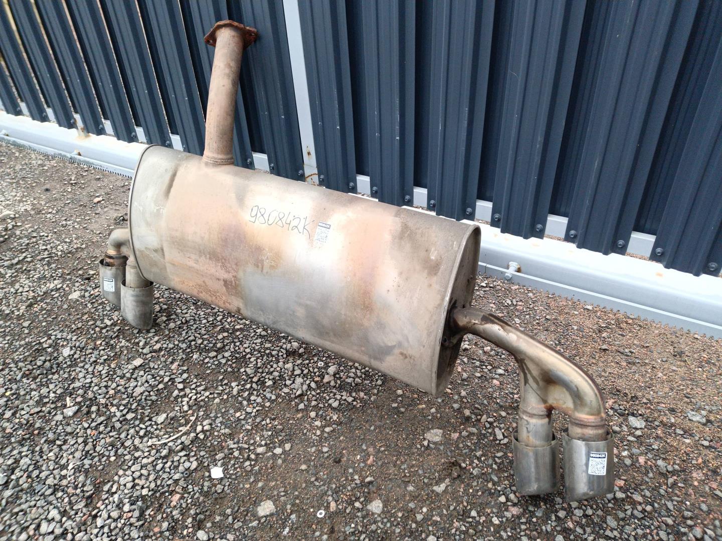 Глушитель задняя часть