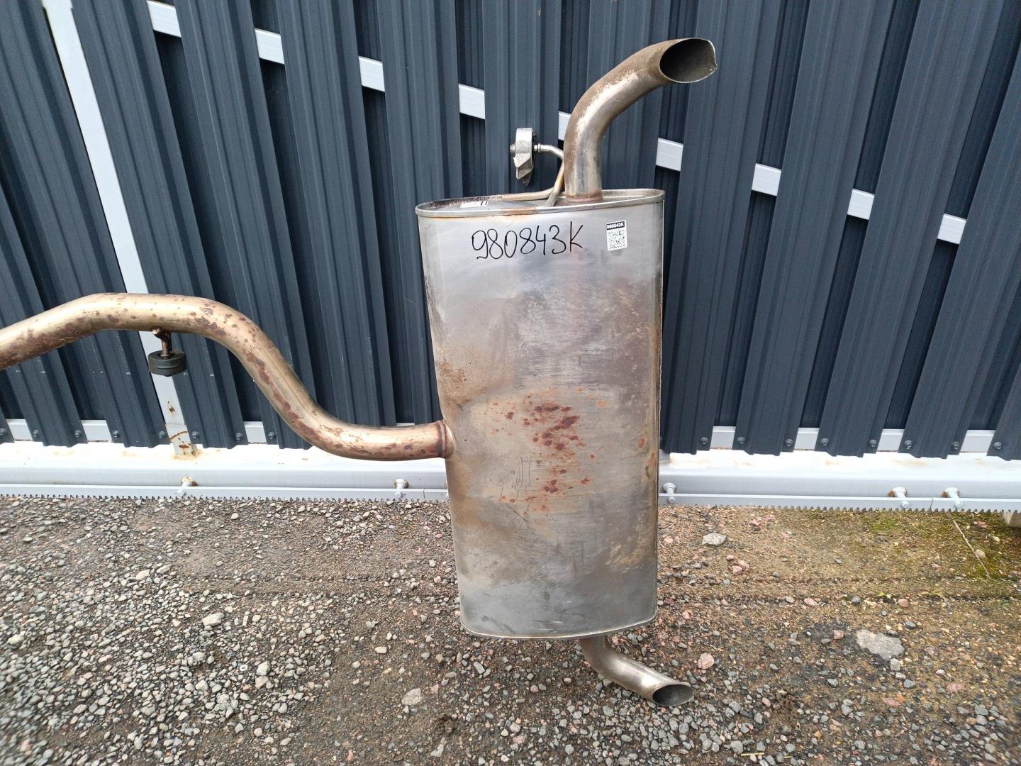 Глушитель основной / задняя часть