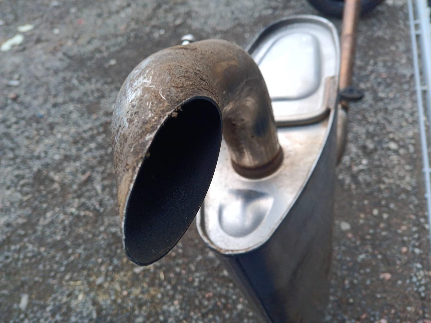 Глушитель основной / задняя часть