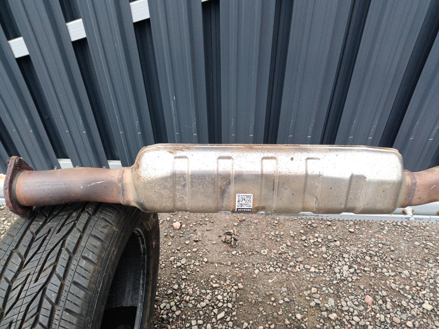 Глушитель основной / задняя часть