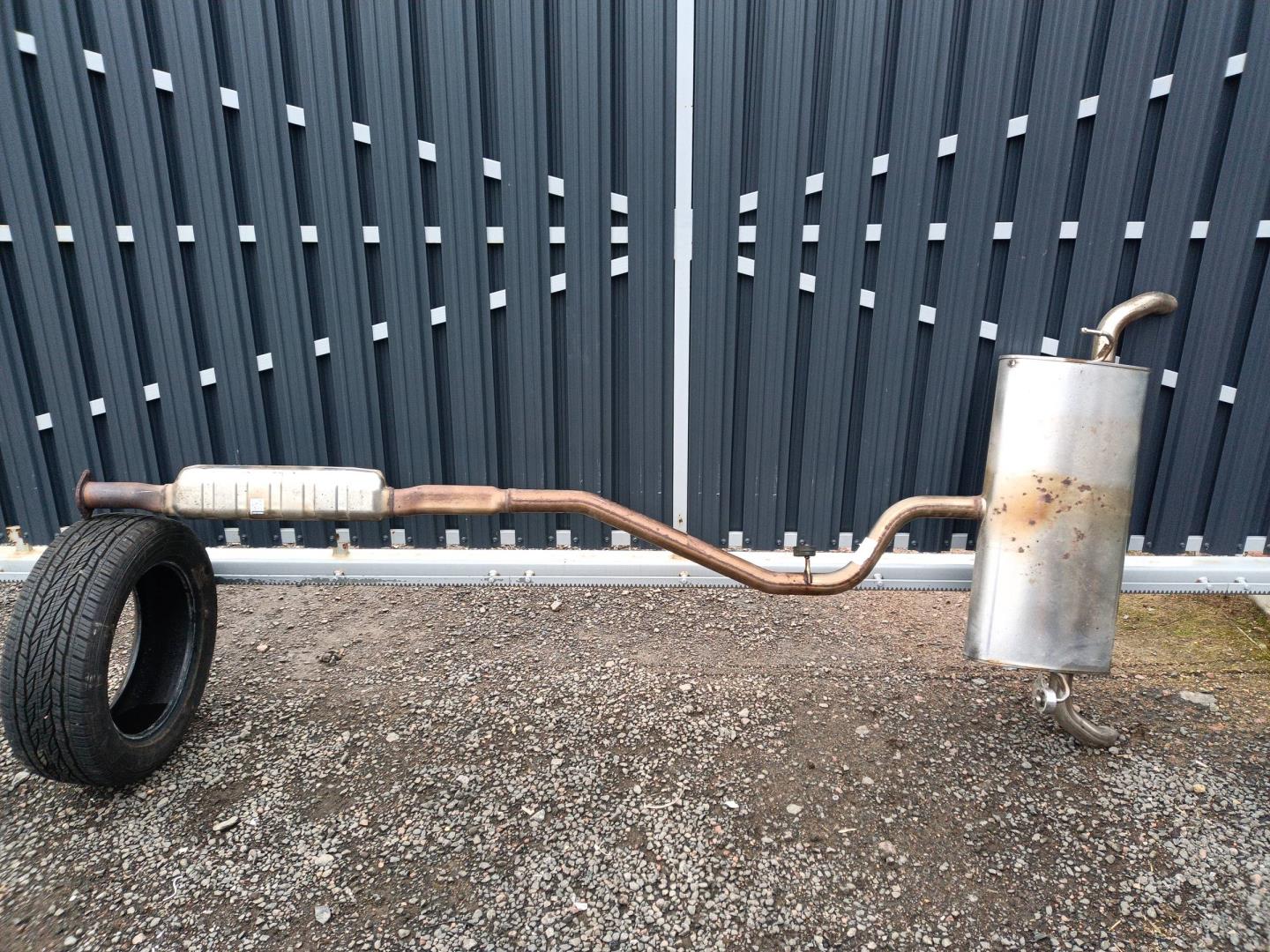 Глушитель основной / задняя часть