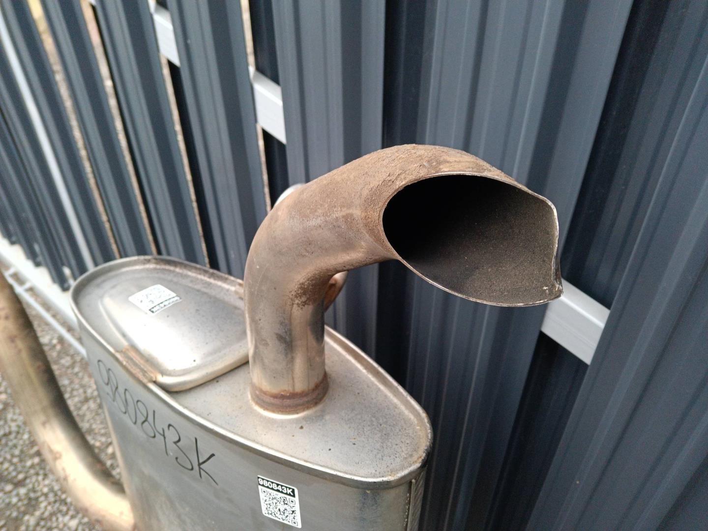 Глушитель основной / задняя часть