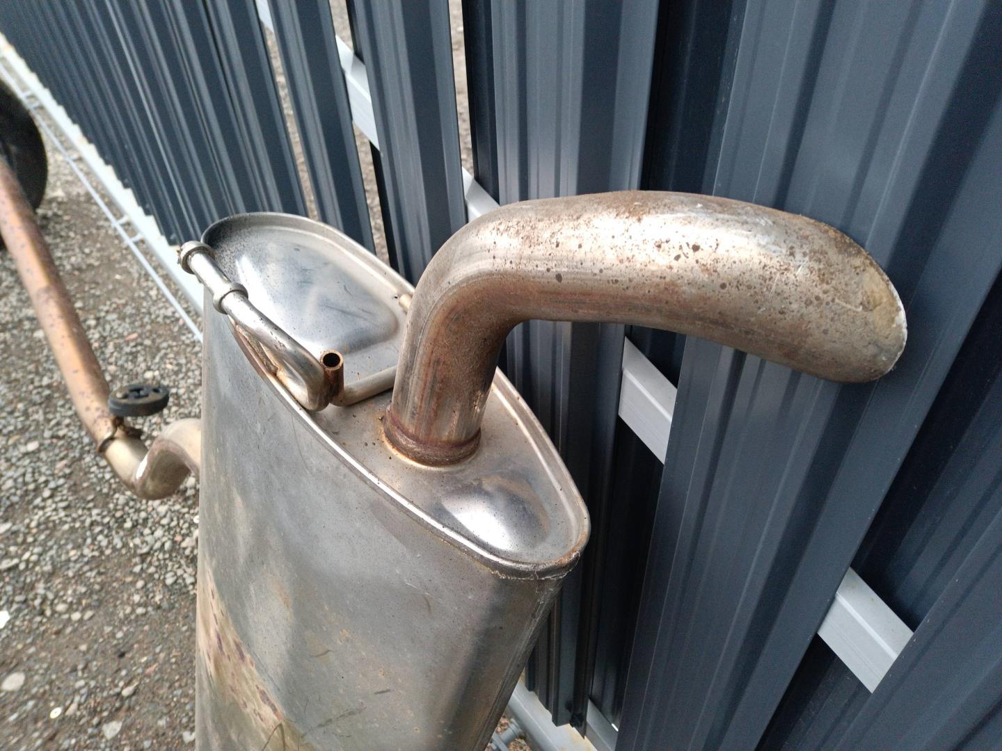 Глушитель основной / задняя часть