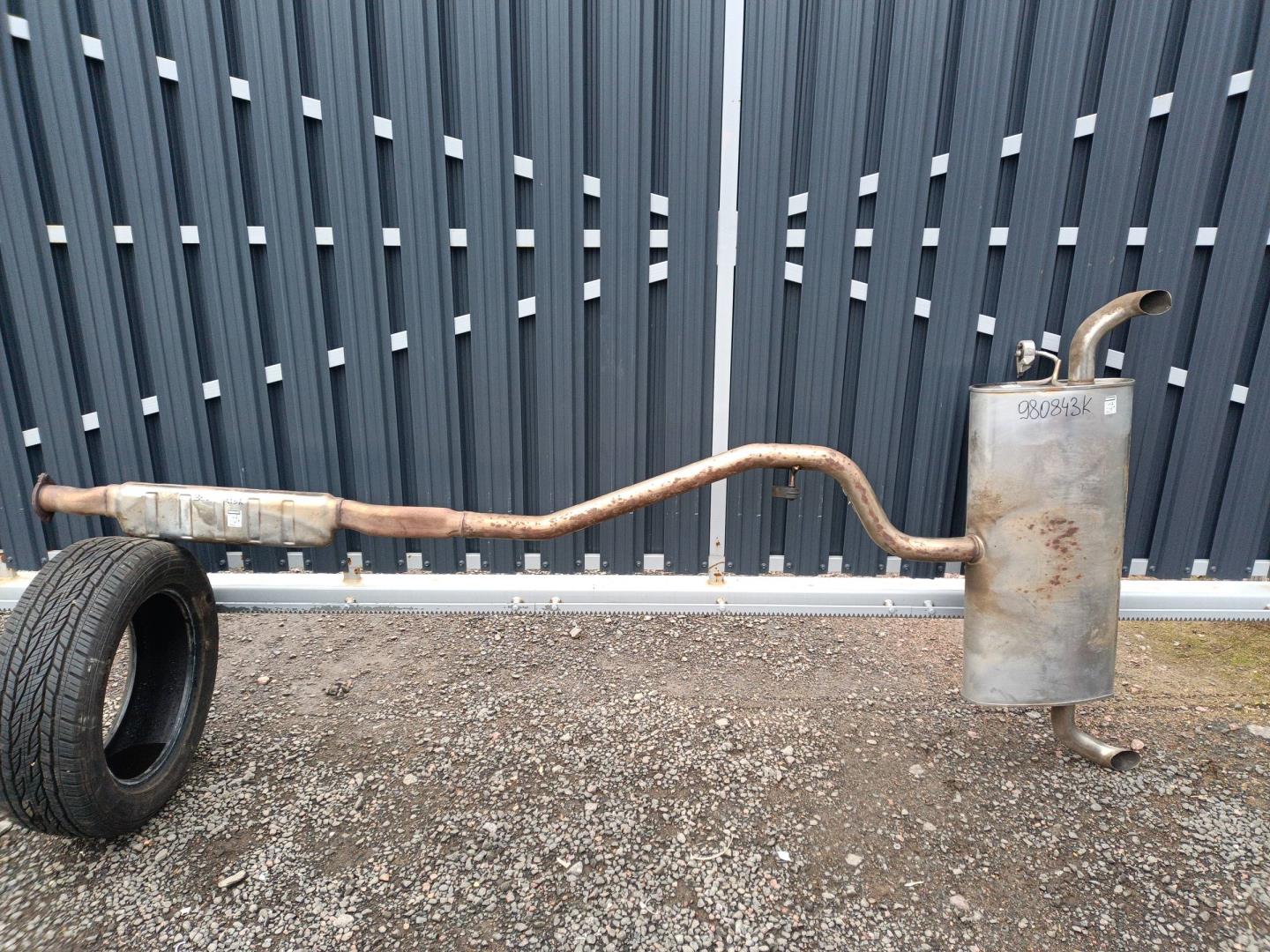 Глушитель основной / задняя часть