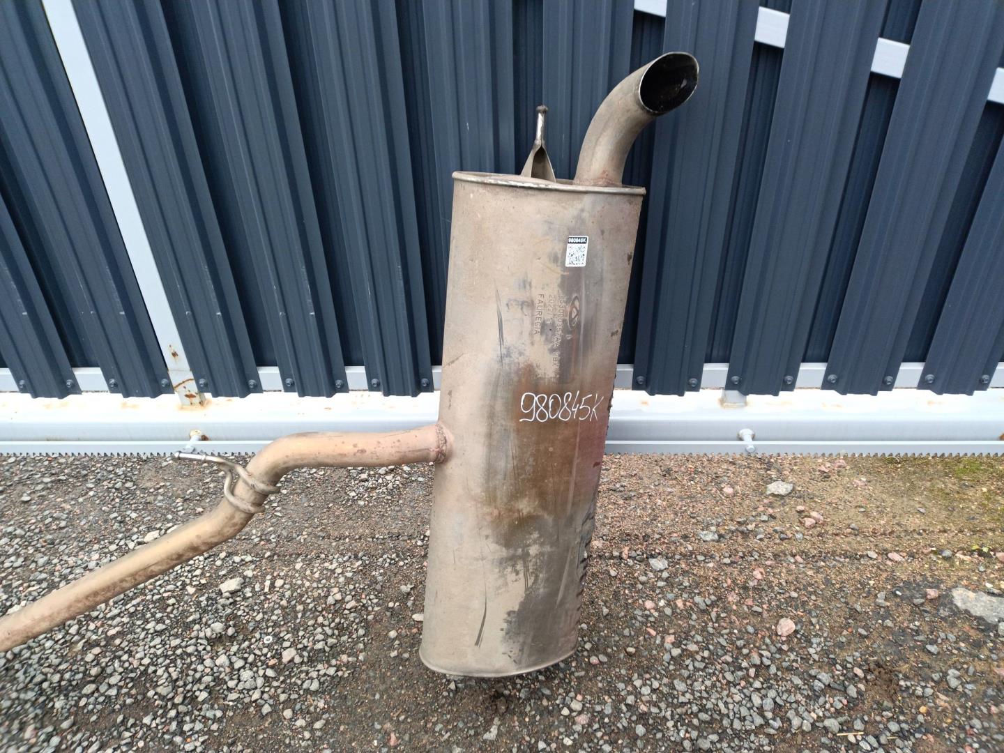 Глушитель основной / задняя часть