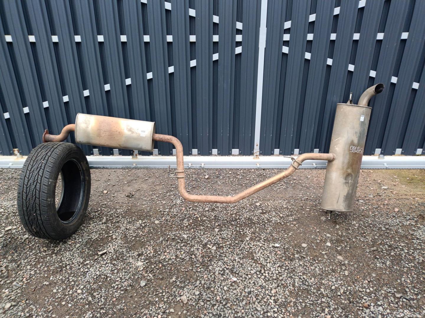 Глушитель основной / задняя часть