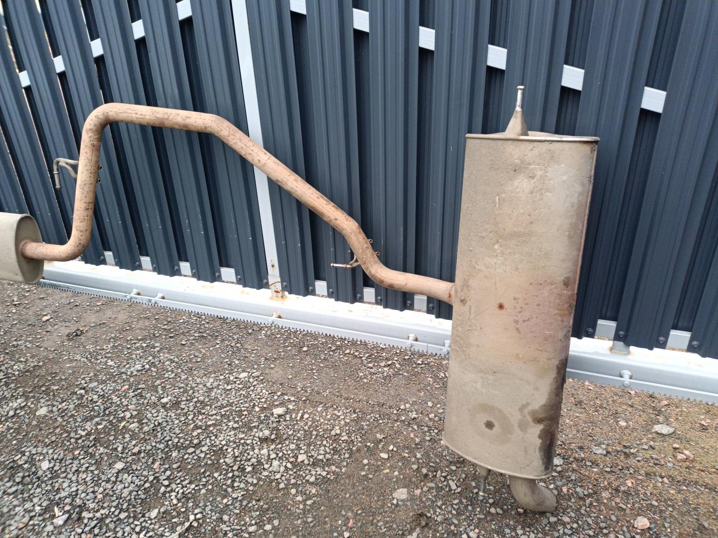 Глушитель основной / задняя часть