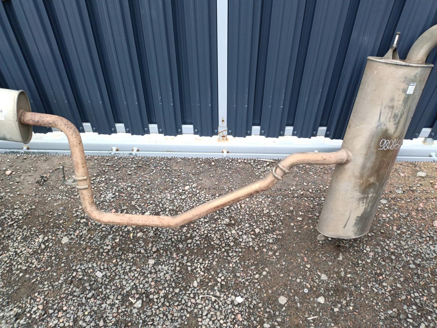 Глушитель основной / задняя часть