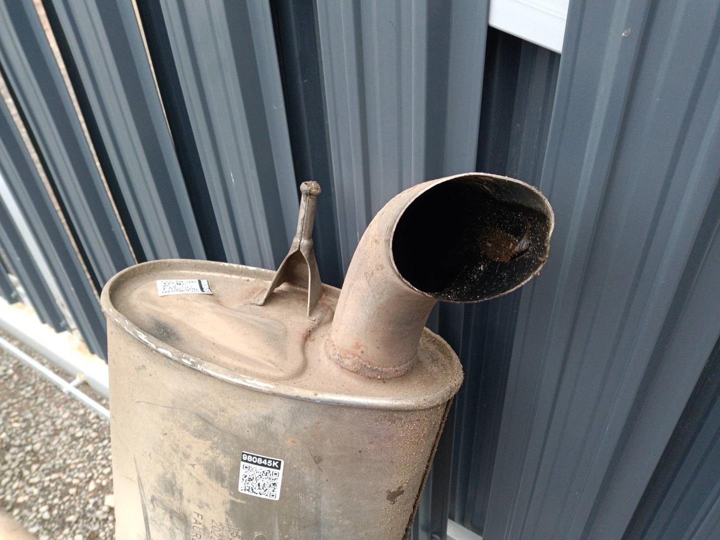 Глушитель основной / задняя часть