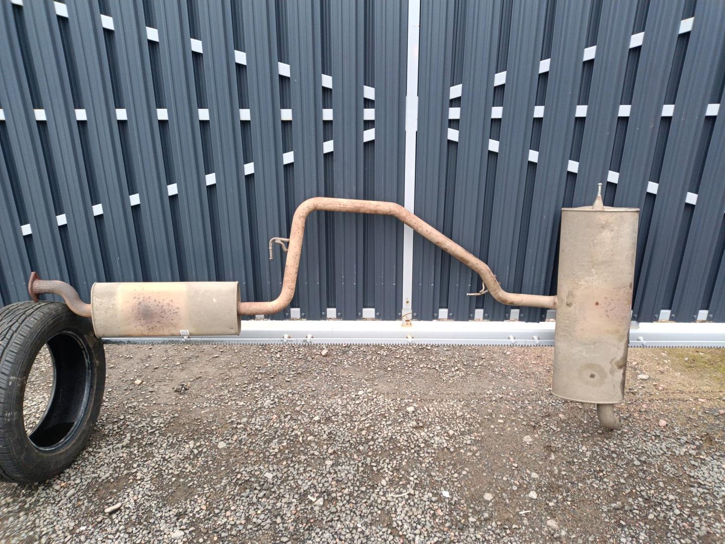 Глушитель основной / задняя часть