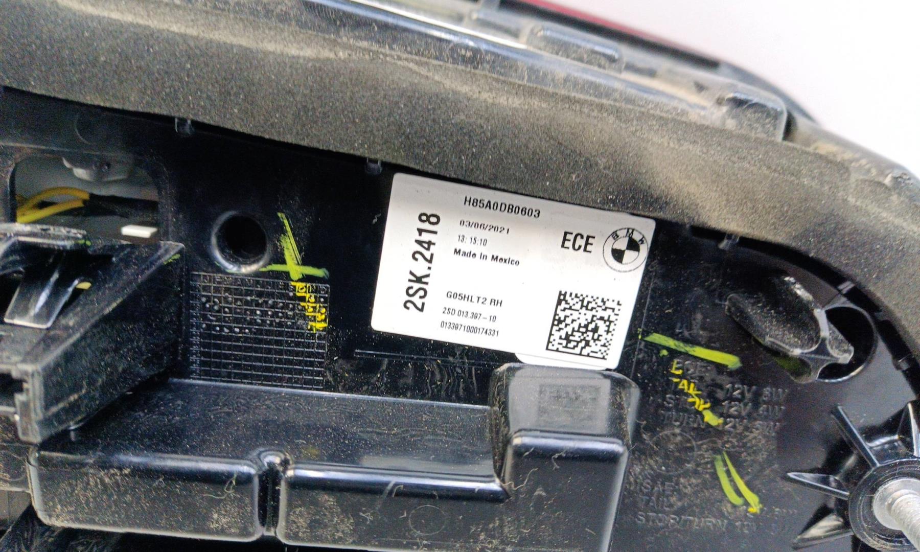 Фонарь задний внутренний правый