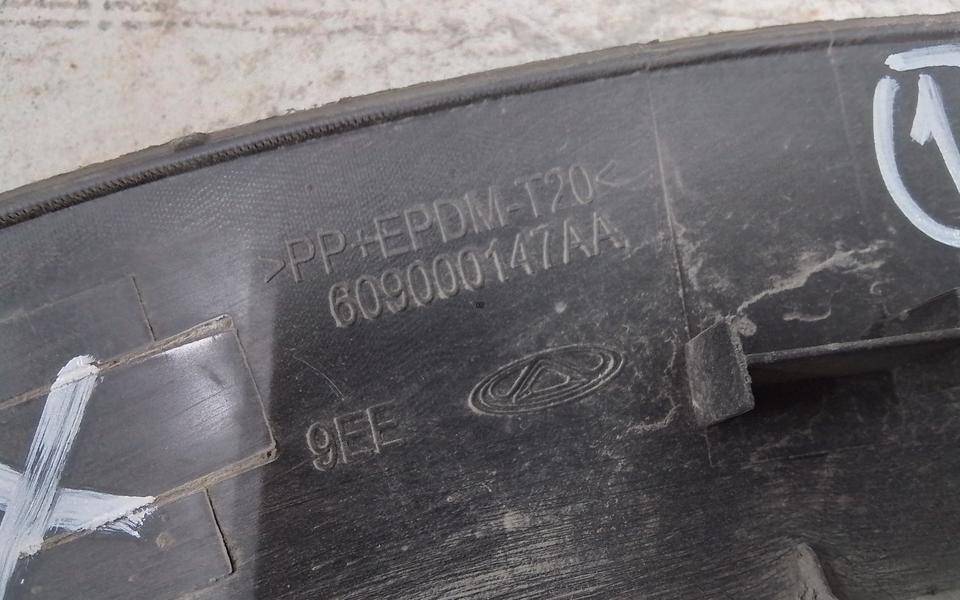 Накладка заднего крыла правого