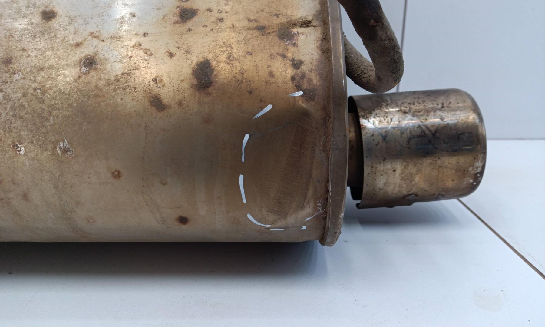 Глушитель задняя часть