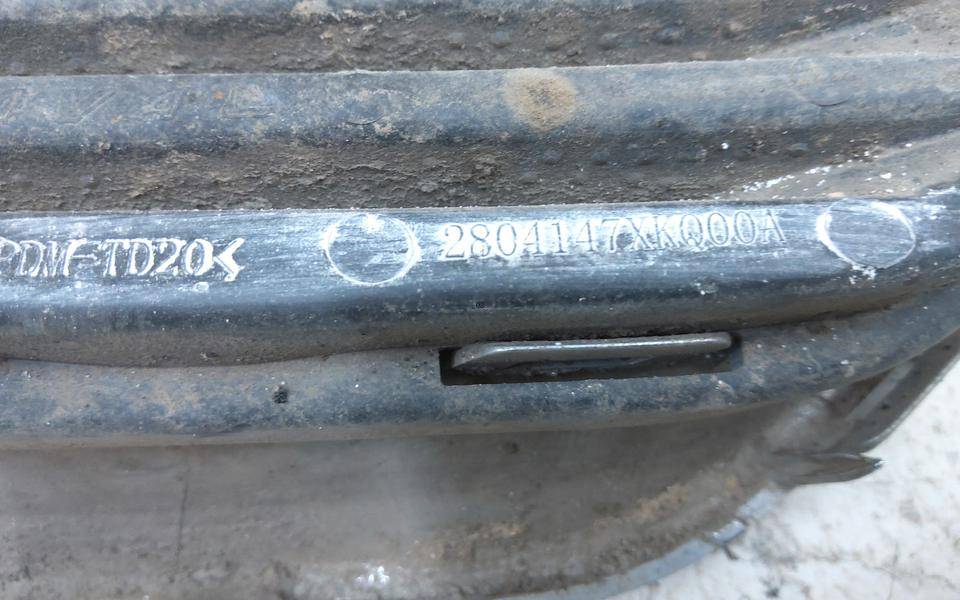 Накладка заднего бампера левая