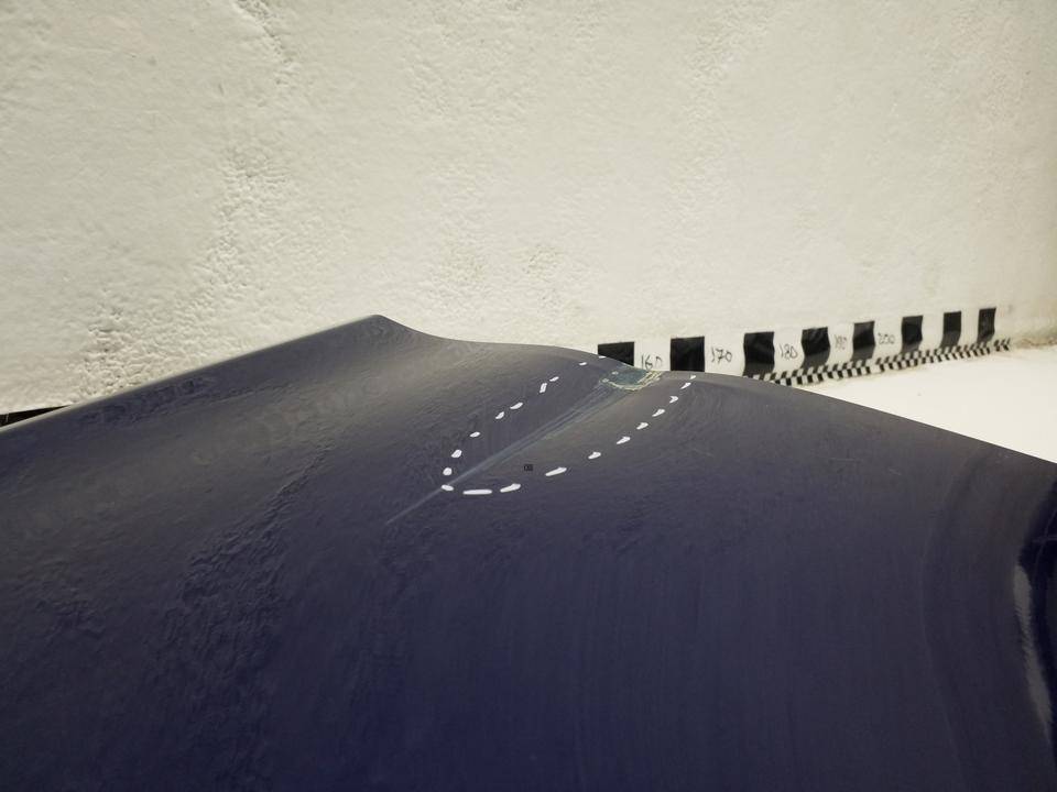 Крыло переднее левое