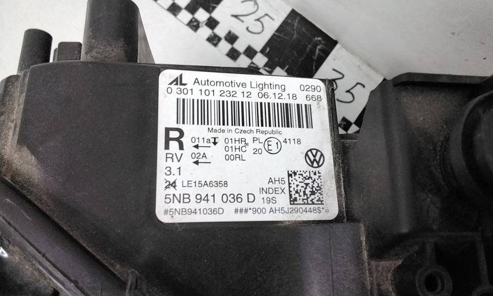 Фара правая