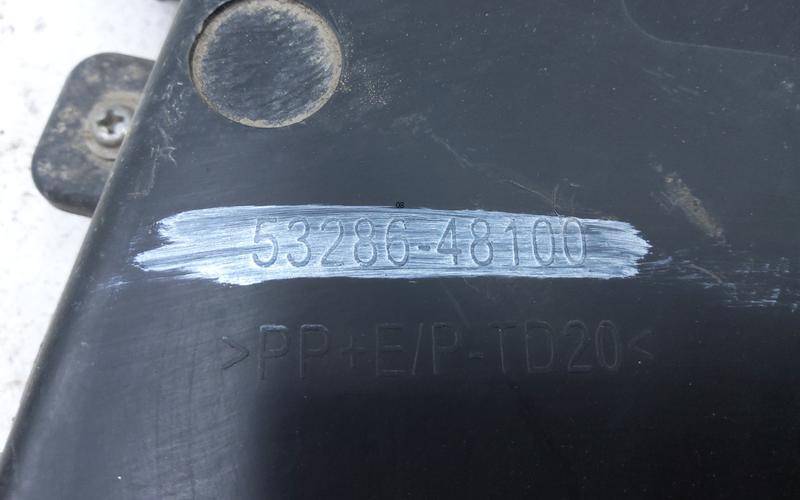 Воздуховод радиатора правый