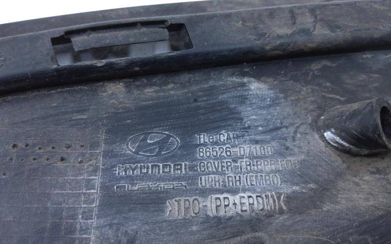 Накладка переднего бампера правая