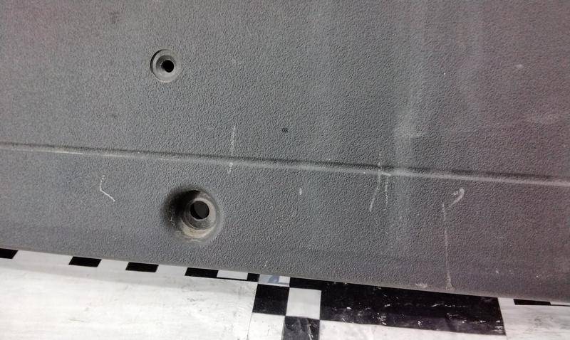 Накладка переднего бампера под номер