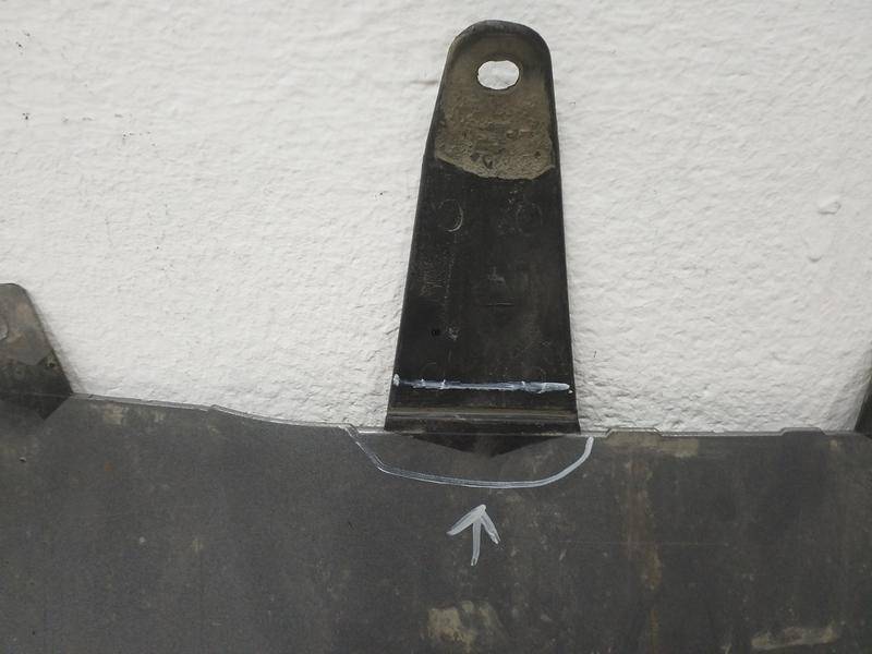 Накладка заднего бампера