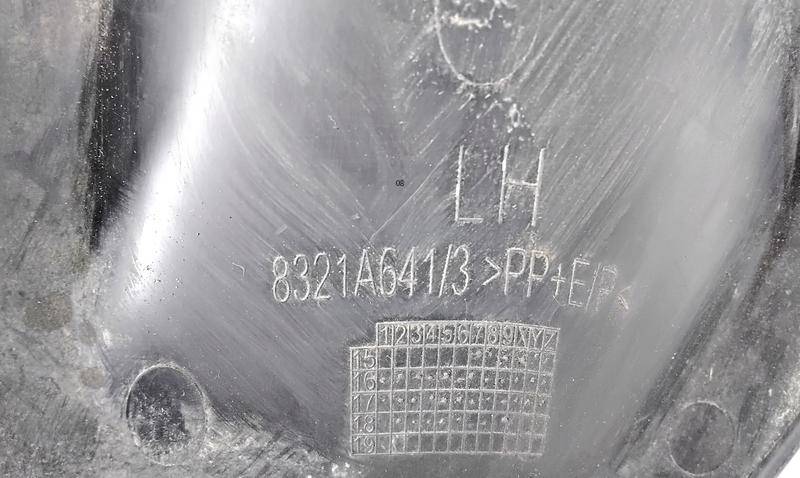 Накладка переднего бампера левая