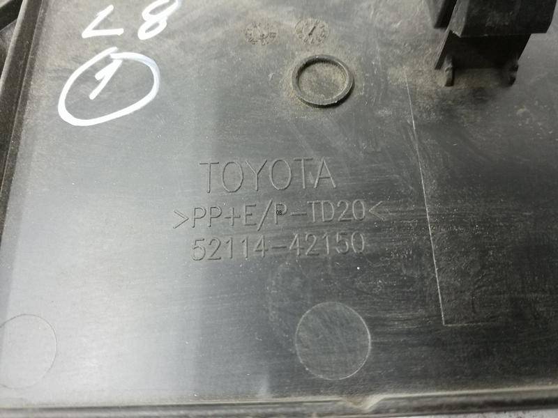 Накладка переднего бампера под номер