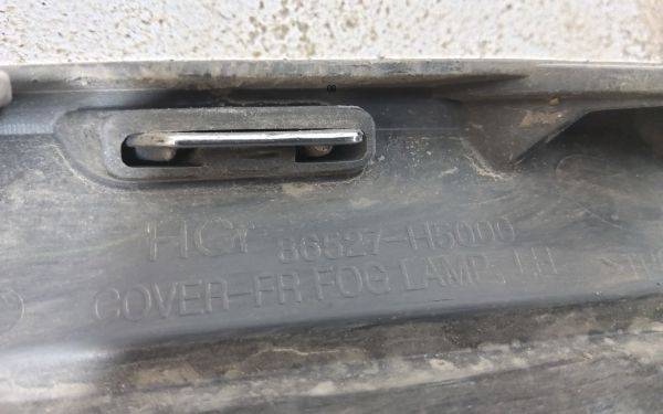 Накладка переднего бампера левая