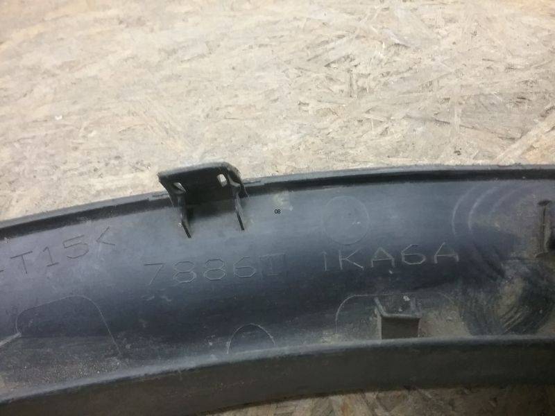 Накладка заднего крыла левого