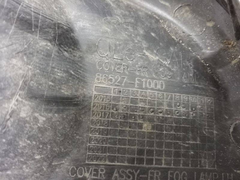 Накладка переднего бампера левая