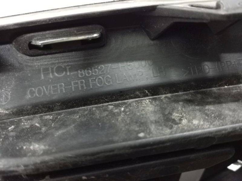 Накладка переднего бампера левая