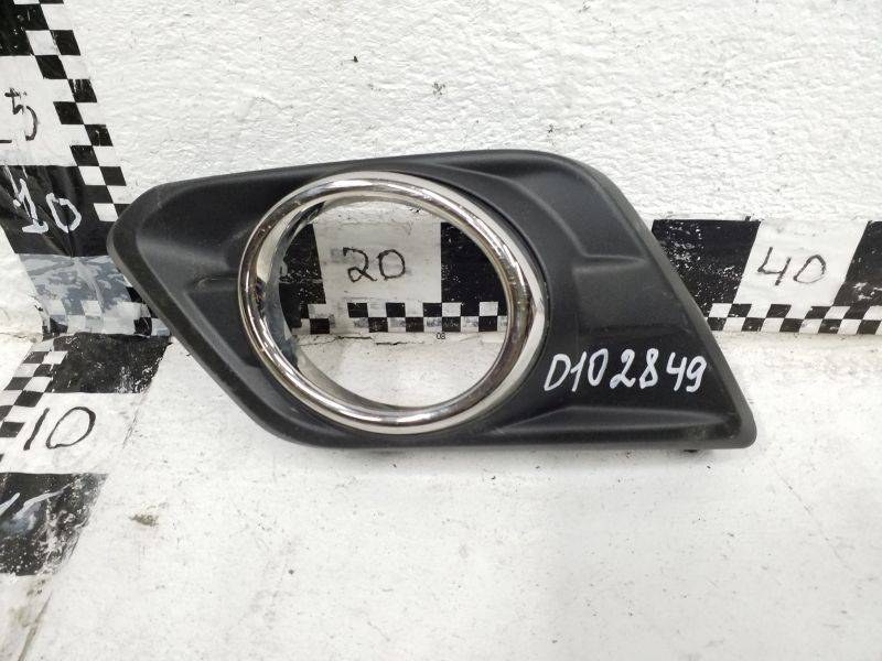 Накладка переднего бампера левая