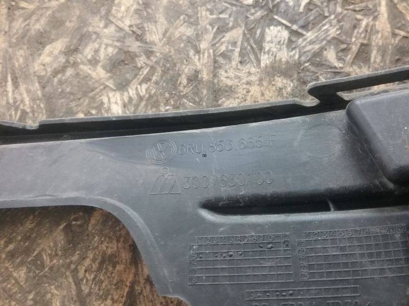 Накладка переднего бампера левая