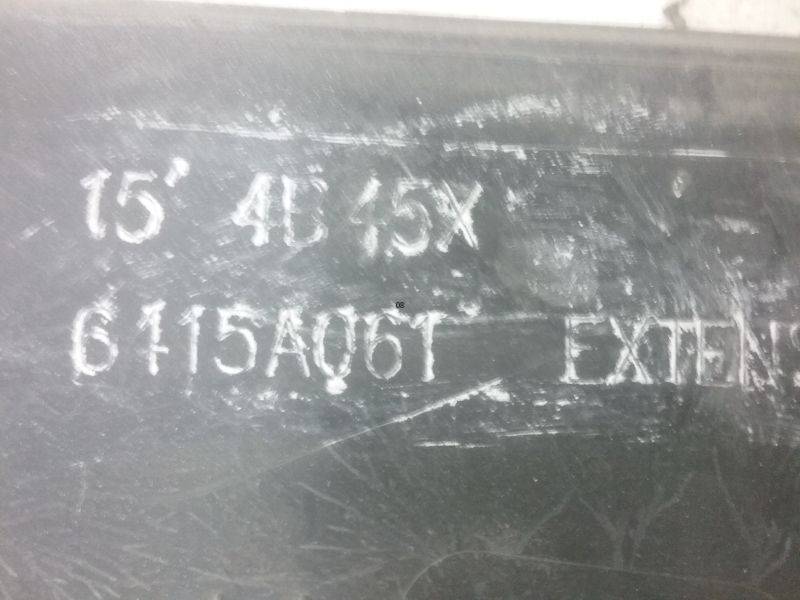 Накладка заднего бампера